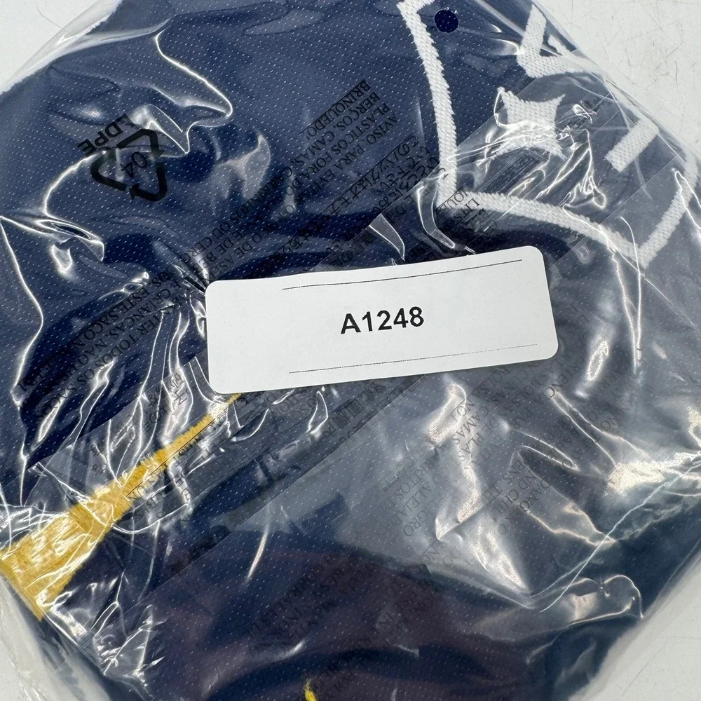 LA Galaxy Soccer Scarf Navy Blue Yellow‎ Fringe Presented by Herbalife